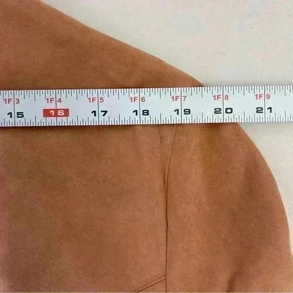 Vintage Luba Trench Coat Lightweight Softshell Jacket Pastel Peach 15/16 NWT - Picture 9 of 14